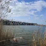 Hausboot Kajuete Am Nixensteg Am Wangermeer Mit Hund